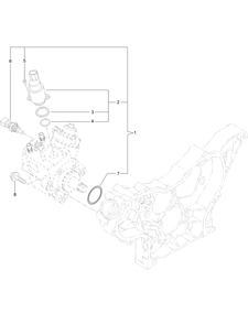 Fuel Supply Pump Assembly Diagram and Parts List for 72144 413000000 - 999999999 Toro Lawn Tractor