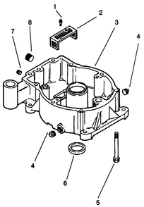 Oil Pan-Engine Model No. Mv18s-Type 58543 Diagram and Parts List for 30190 20000001 - 29999999 Toro Lawn Tractor Accessories