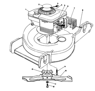 Engine Assembly Diagram and Parts List for 20212 1000001 - 1999999 Toro Lawn Mower