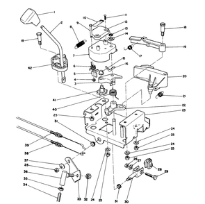 Traction Linkage Assembly Diagram and Parts List for 38545 9000001 - 9999999 Toro Snow Blower