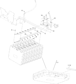 Battery Assembly Diagram and Parts List for 18850TE 400000000 - 414299999 Toro Lawn Mower