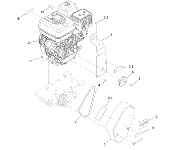 Part Location Diagram of ST34834 Toro Sheave