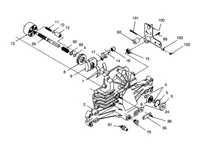 Hydrogear Transaxle Model No. 321-0500 (Continued) Diagram and Parts List for 71191 5910001 - 5999999 Toro Lawn Tractor