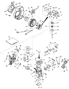 Engine Assembly Engine Tecumseh Model No. Ah520 Type 1602 Unit Model 38120 (Used On Units With Serial No. 0500000 & Up) Diagram and Parts List for 38120 0500000 - 0999999 Toro Snow Blower