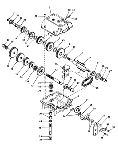 Transmission Model 770a Diagram and Parts List for 56170 6000001 - 6999999 Toro Lawn Tractor Accessories
