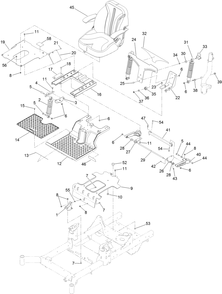 Part Location Diagram of 133-5154 Toro Shock/Spring Asm