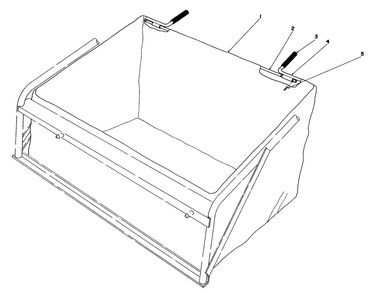 Leaf Bag Model No. 59123 (Optional) Diagram and Parts List for 56145 3000001 - 3999999 Toro Lawn Tractor