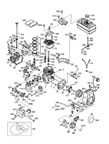 Engine Tecumseh Model Hmsk80-155386u (Cont.) Diagram and Parts List for 38083 7900001 - 7999999 Toro Snow Blower