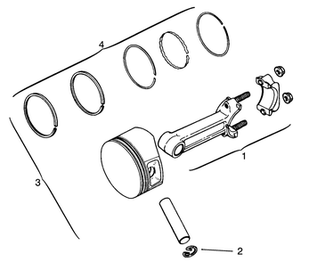 Piston & Rod Diagram and Parts List for 30718 4900001 - 4999999 Toro Lawn Tractor