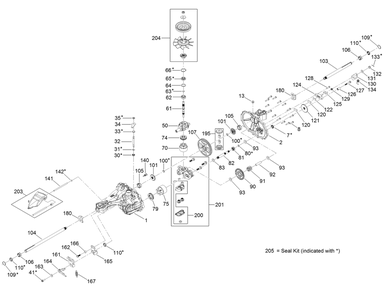 Transmission Assembly No. 121-1908 Diagram and Parts List for 33522 411000000 - 411999999 Toro Trimmer