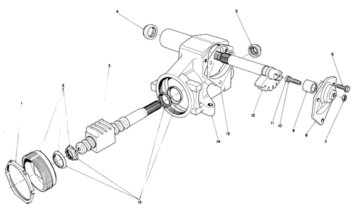 Steering Gear Assembly No. 41-8820 Diagram and Parts List for 30775 300001 - 399999 Toro Lawn Tractor
