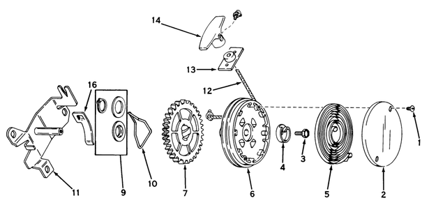 Rewind Starter No. 590450a Diagram and Parts List for 20403 7000001 - 7999999 Toro Lawn Mower