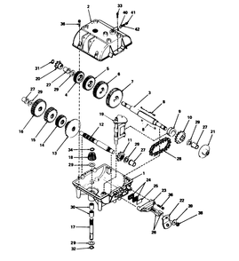 Part Location Diagram of 790004 Toro Lever, Brake
