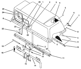 Part Location Diagram of 79-7410 Toro DISCONTINUED
