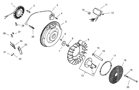Ignition/Electrical Assembly Diagram and Parts List for 74228 (210000001-210999999)(2001) Toro Lawn Mower
