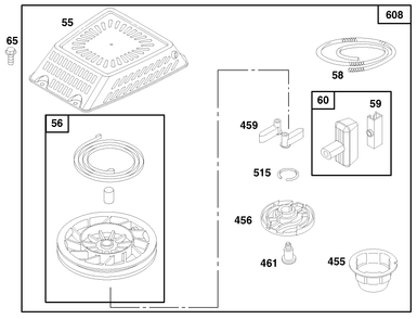 Engine Gts 150 (Model No. 20475 Only) Diagram and Parts List for 20476 6900001 - 6999999 Toro Lawn Mower