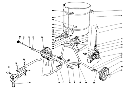 Part Location Diagram of 17-3580 Toro Brace