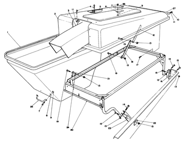 Grass Collection System Model No. 30751 (Optional)(Continued) Diagram and Parts List for 30718 0000001 - 0999999 Toro Lawn Tractor
