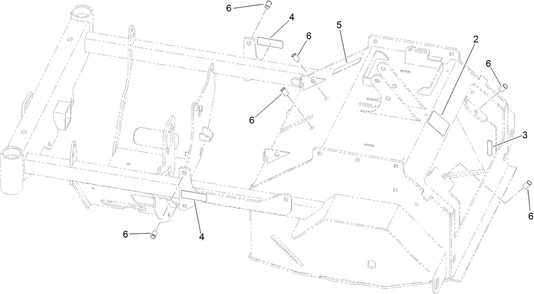 Main Frame Assembly Diagram and Parts List for 39517 400000000-999999999 Toro Aerator