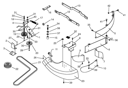 Part Location Diagram of 98-9102 Toro Belt-V(A-96)