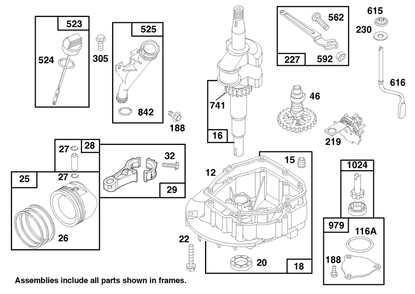 Engine Gts 150 Diagram and Parts List for 22140 790000001 - 799999999 Toro Lawn Mower