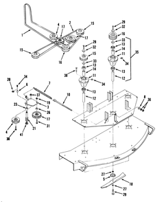 Part Location Diagram of 113512 Toro CUP-SPINDLE