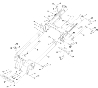 Part Location Diagram of 106-2008 Toro Washer-Thrust