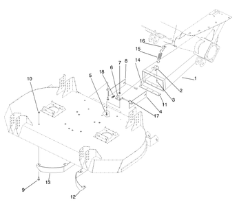 Part Location Diagram of 98-3037 Toro SPRING - EXTENSION