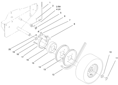 Part Location Diagram of 67-6400 Toro DISCONTINUED
