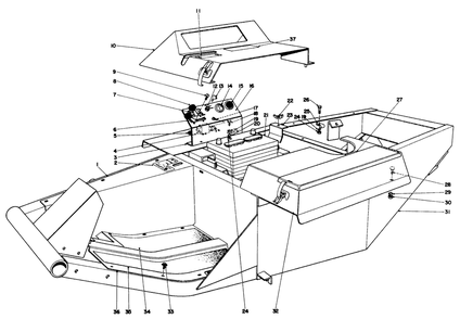 Part Location Diagram of 12-8140 Toro Key Switch