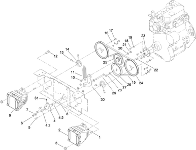 Part Location Diagram of 103-2739 Toro KEY