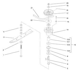 Part Location Diagram of 98-1313 Toro Decal - Operation