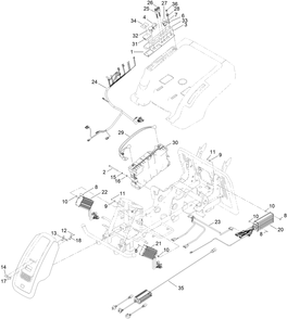 Part Location Diagram of 134-5906 Toro Flat Bush, Rubber