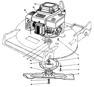 Engine Assembly Diagram and Parts List for 22621 8000001 - 8999999 Toro Lawn Mower