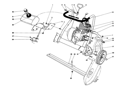 Part Location Diagram of 41-8240 Toro DISCONTINUED
