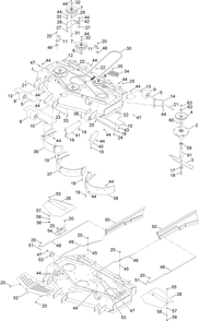 Part Location Diagram of 112-3869 Toro Deflector-Rubber