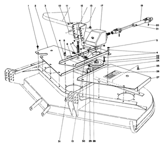 Cutting Unit Model No. 30560 (Continued) Diagram and Parts List for 30560 5000001 - 5999999 Toro Lawn Mower