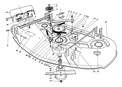 Part Location Diagram of 54-0210 Toro DISCONTINUED
