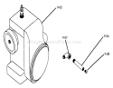 Engine Diagram and Parts List for 61-12KS01 1976 Toro Lawn Tractor