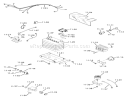 Electrical System Diagram and Parts List for 61-12KS01 1976 Toro Lawn Tractor