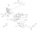 Sheet Metal And Covers Diagram and Parts List for 61-12KS03 1976 Toro Lawn Tractor