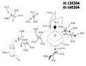 Fuel And Exhaust Systems 61-12ks04 Diagram and Parts List for 61-12KS02 1976 Toro Lawn Tractor