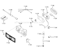 Lights Diagram and Parts List for 61-12KS02 1976 Toro Lawn Tractor