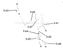 High-Low Linkage Diagram and Parts List for 61-12K803 1976 Toro Lawn Tractor