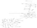 Front Axle and Steering Diagram and Parts List for 61-12K803 1976 Toro Lawn Tractor