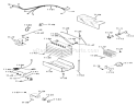 Electrical System Diagram and Parts List for 61-12K803 1976 Toro Lawn Tractor