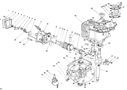 Engine Assembly (Continued)(Model No. Vml0-2) Diagram and Parts List for 20219 1000001 - 1999999 Toro Lawn Mower