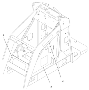 Decal Locations Diagram and Parts List for 22304 900001 - 990001 Toro Lawn Tractor Accessories