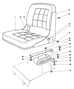 Part Location Diagram of 351-64 Toro Rail R.H.