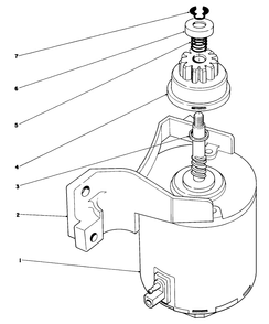Starter Assembly Diagram and Parts List for 20574 5000001 - 5999999 Toro Lawn Mower